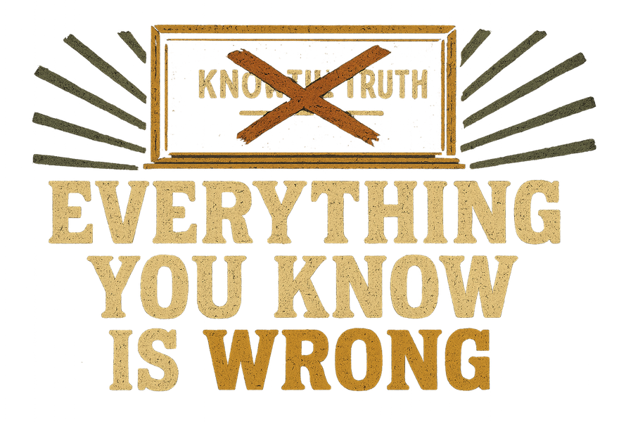 Everything You Know Is Wrong on a dark tee